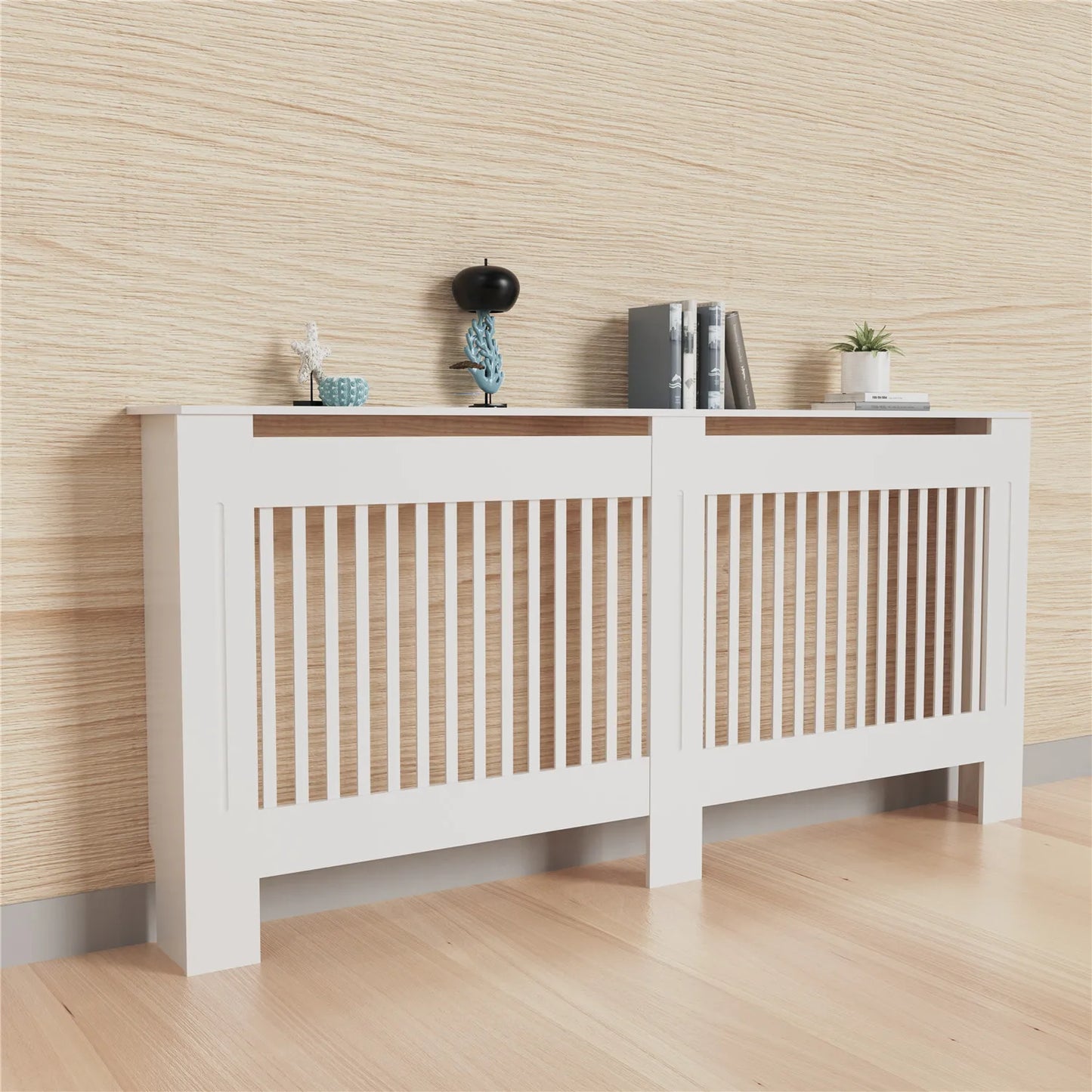Large 36 Inch Radiator Cover Cabinet MDF Horizontal Vertical Modern Furniture