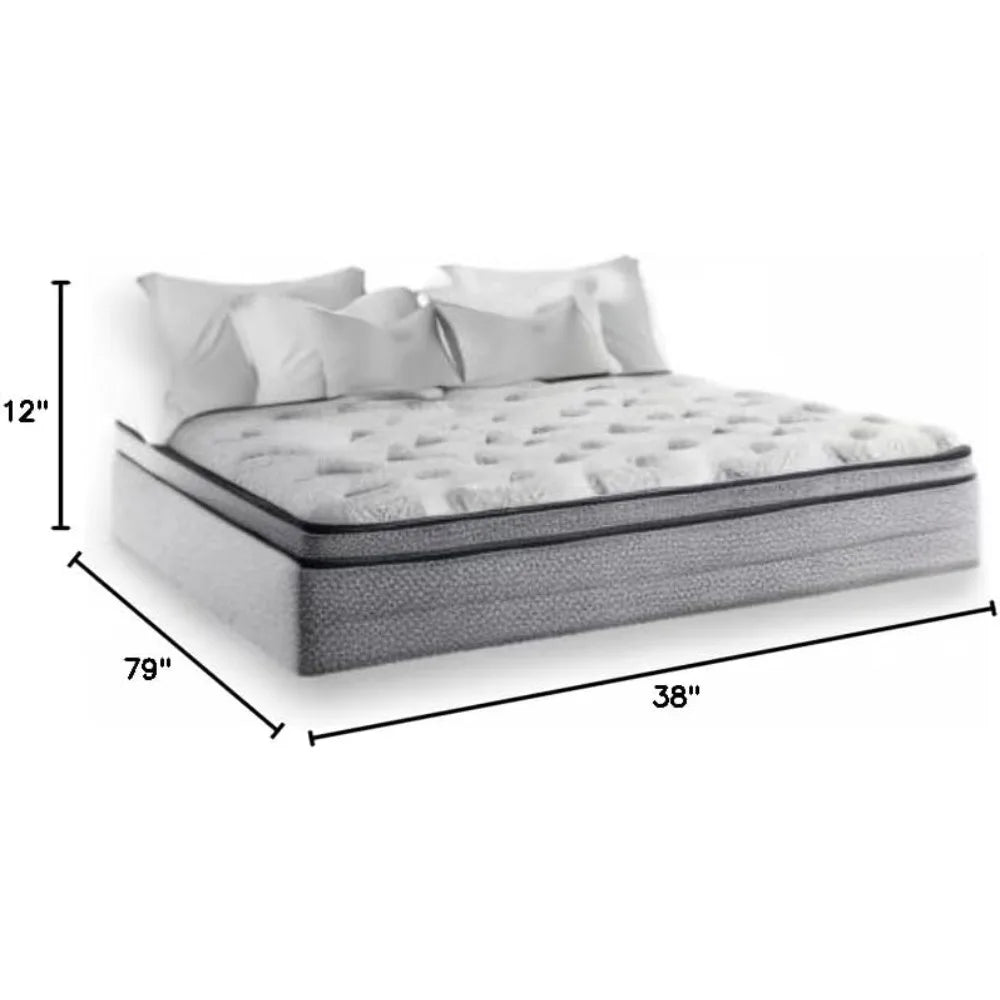 Ljustra Dual Cool 12 Inch Medium Hybrid Mattress for Home Comfort