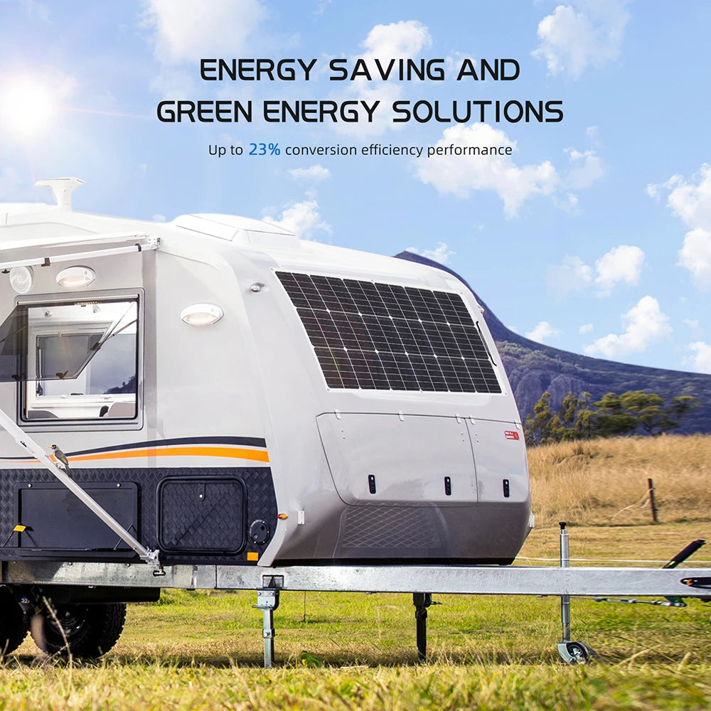 Ljustra Flexible Solar Panel 100W 150W 200W 300W for Camping Home Car