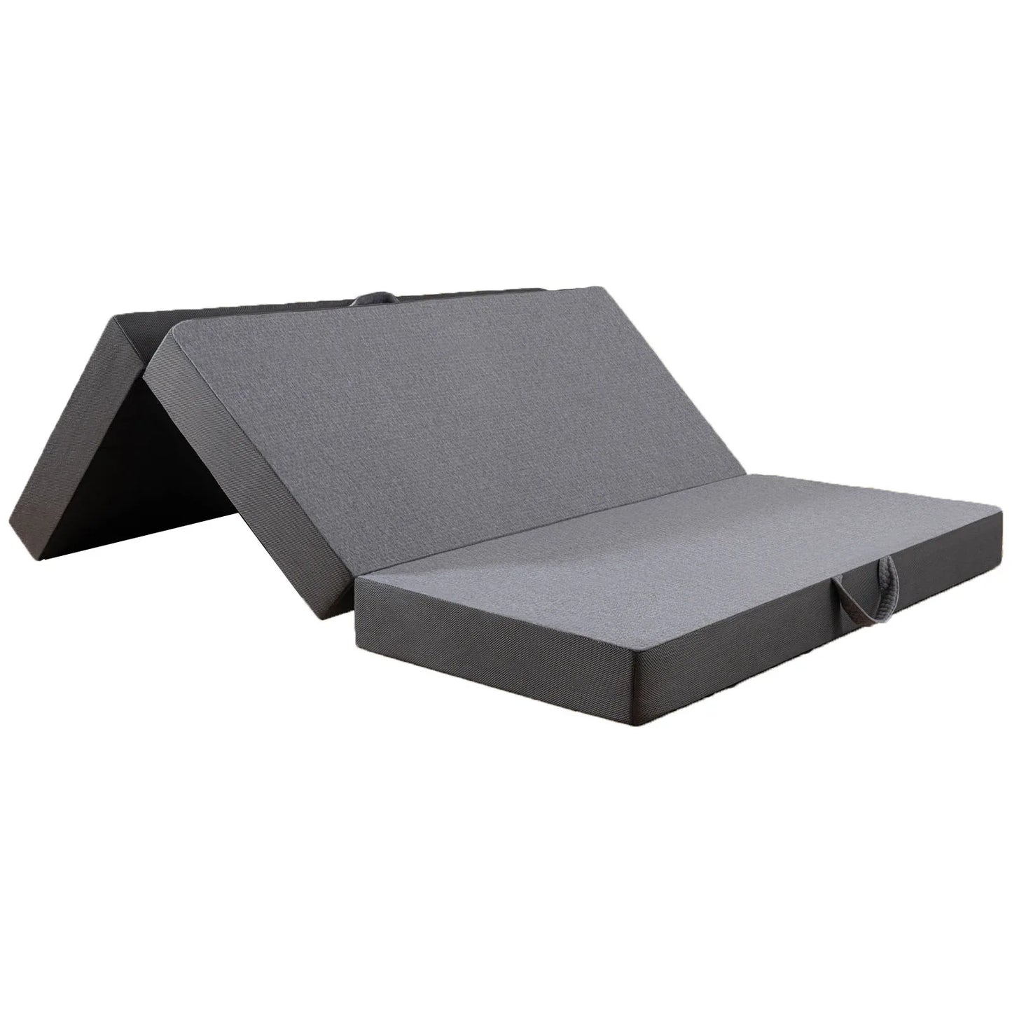 Ljustra Tri-Folding Gel Memory Foam Portable Mattress Comfortable