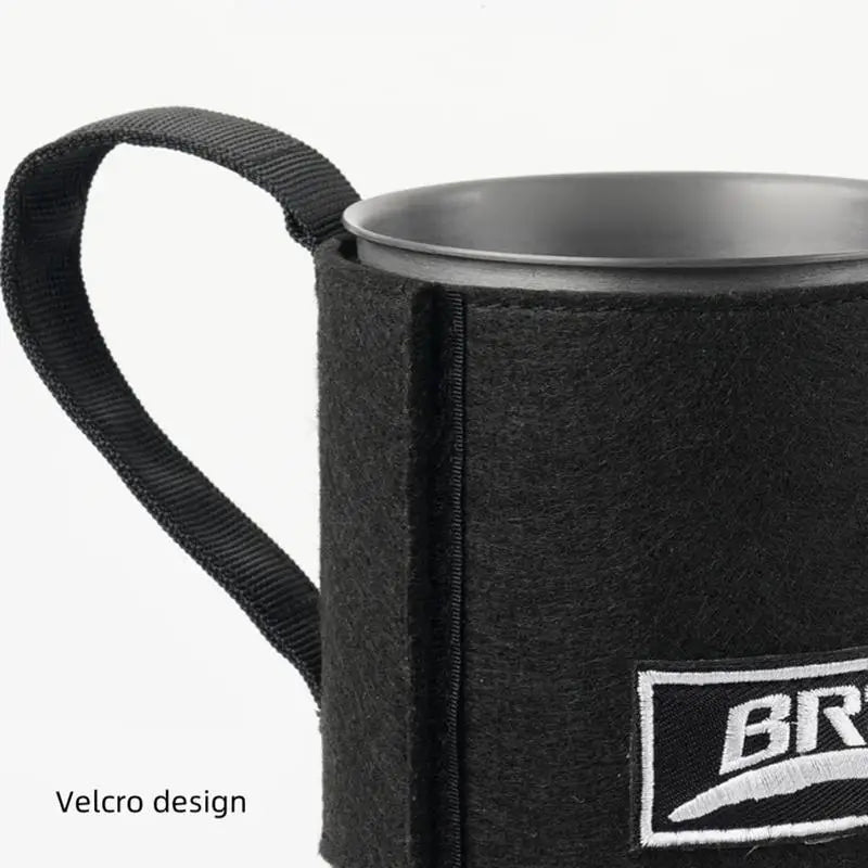 Ultralight Portable Camping Stove System Heat Collecting Pot Burner