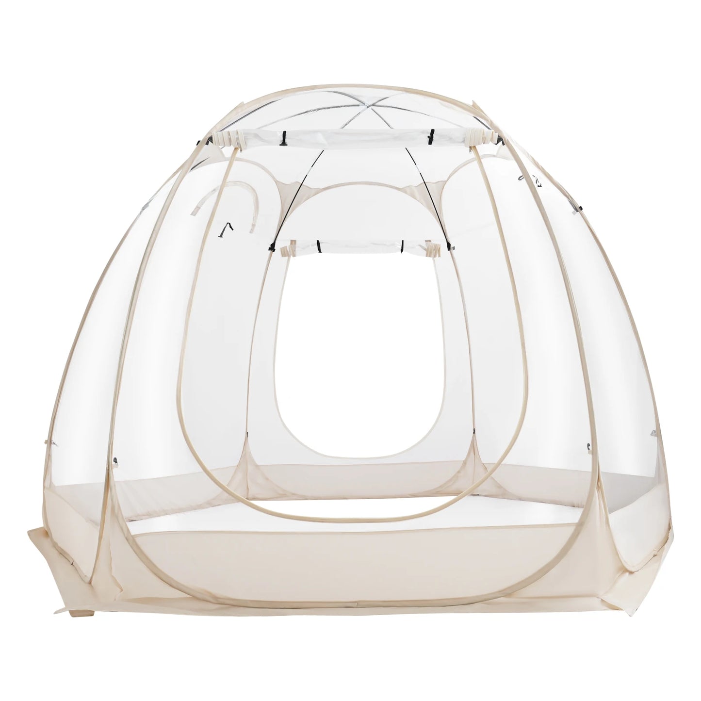 3M PVC Clear Camping Tent Freestanding Garden Tent for Outdoor Use
