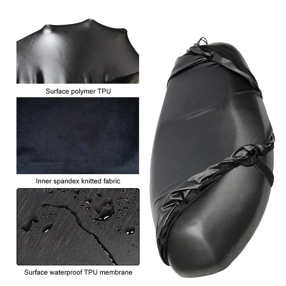 Waterproof Motorcycle Seat Cover Scooter Cushion Protector for Bikes