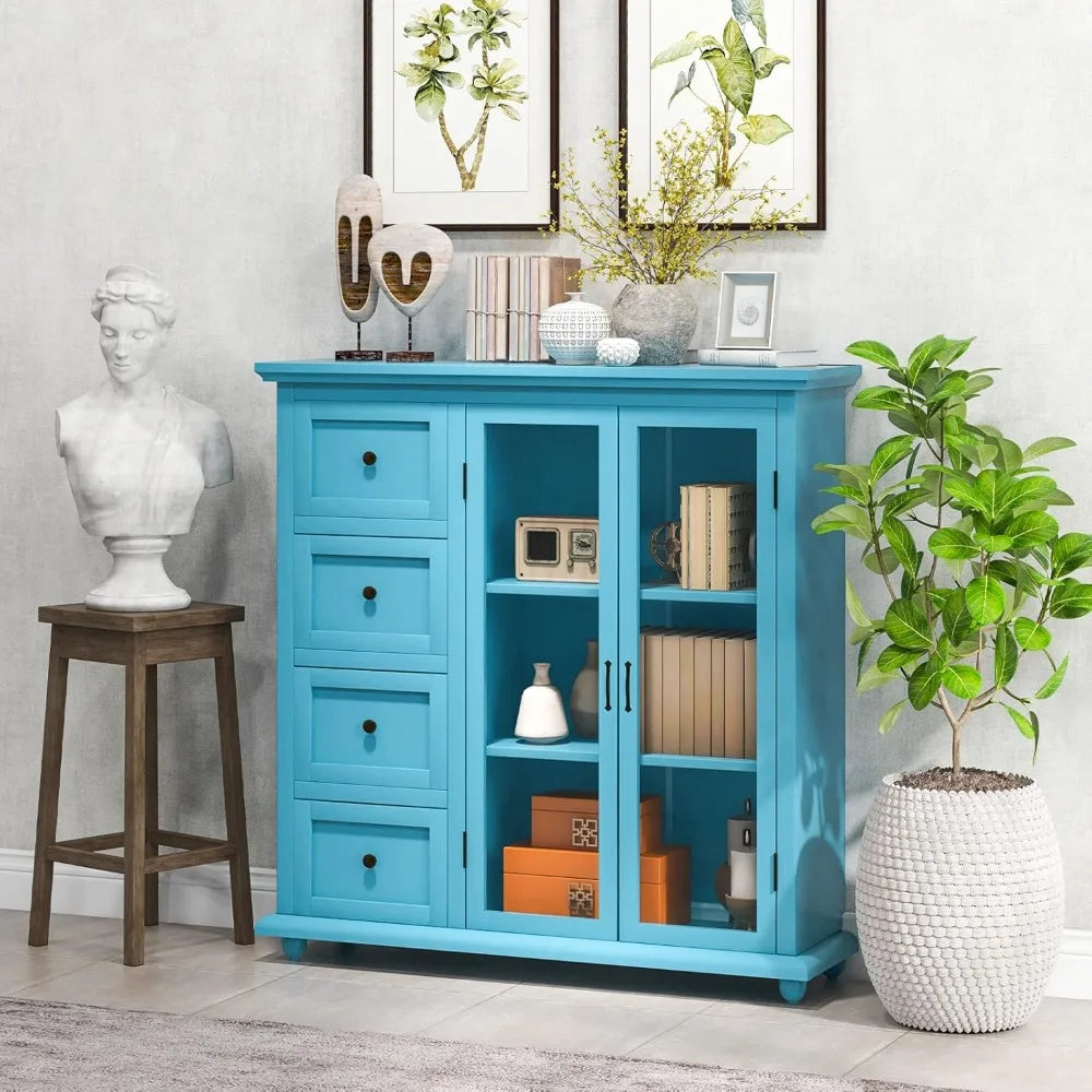 Sideboard Buffet Cabinet Kitchen Pantry Storage Console Table Modern