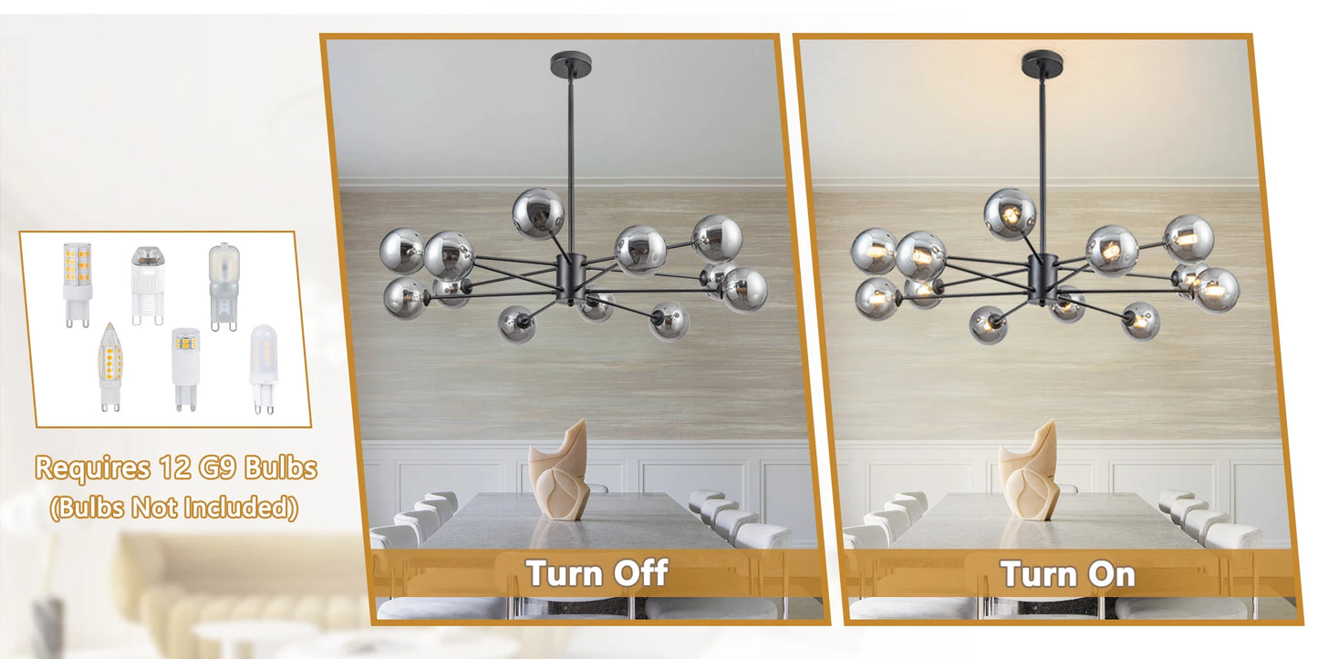 8/12/16 Light Sputnik Chandelier Mid Century Modern Kitchen Lighting