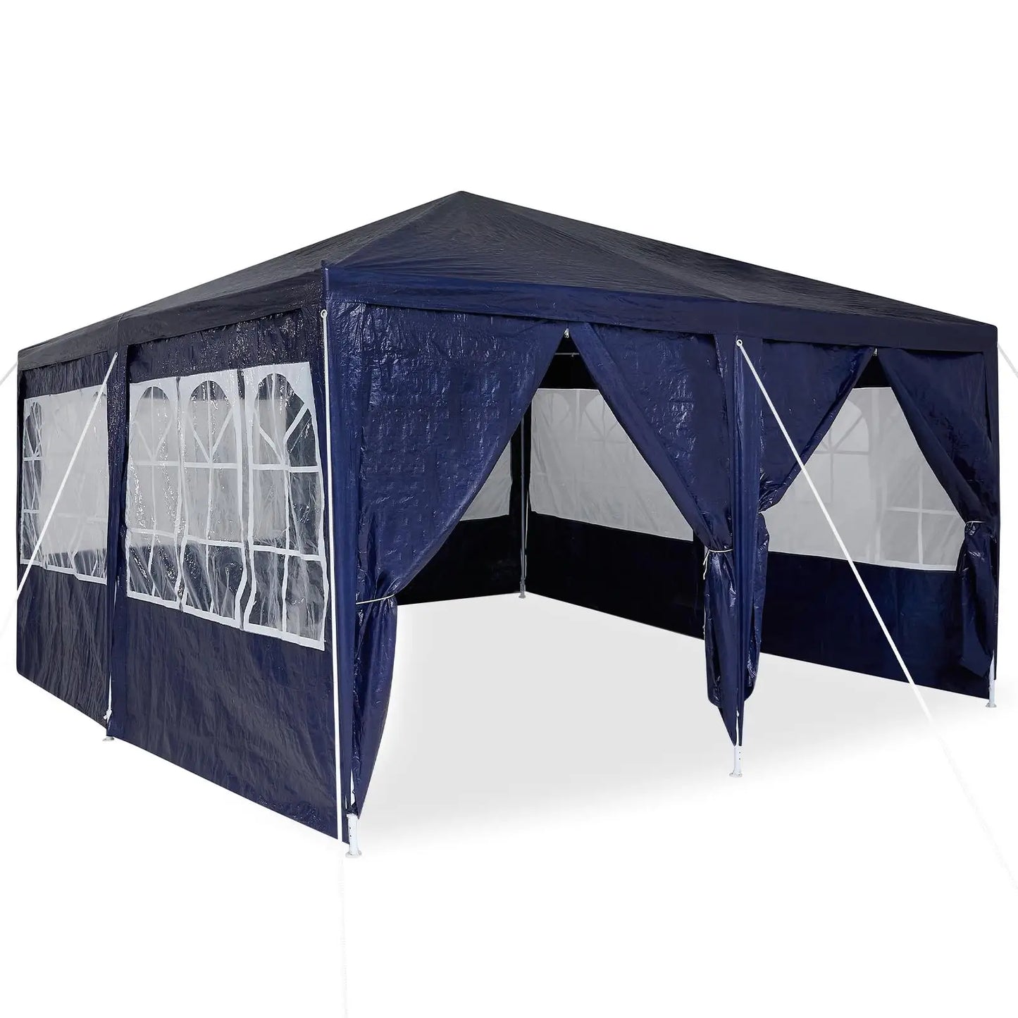 Blue Party Tent 13.1x13.1ft Waterproof Canopy for Outdoor Events