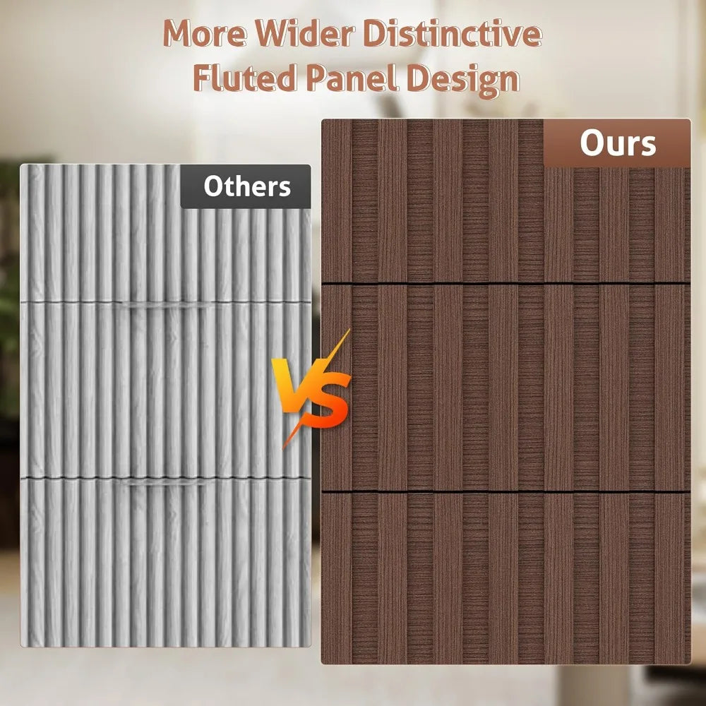 Ljustra 59 Fluted Dresser 9 Drawers Mid Century Modern Storage Chest