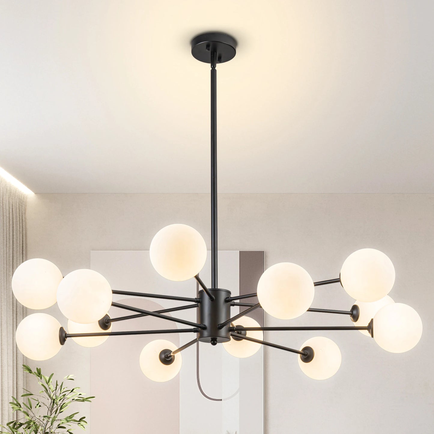 8/12/16 Light Sputnik Chandelier Mid Century Modern Kitchen Lighting