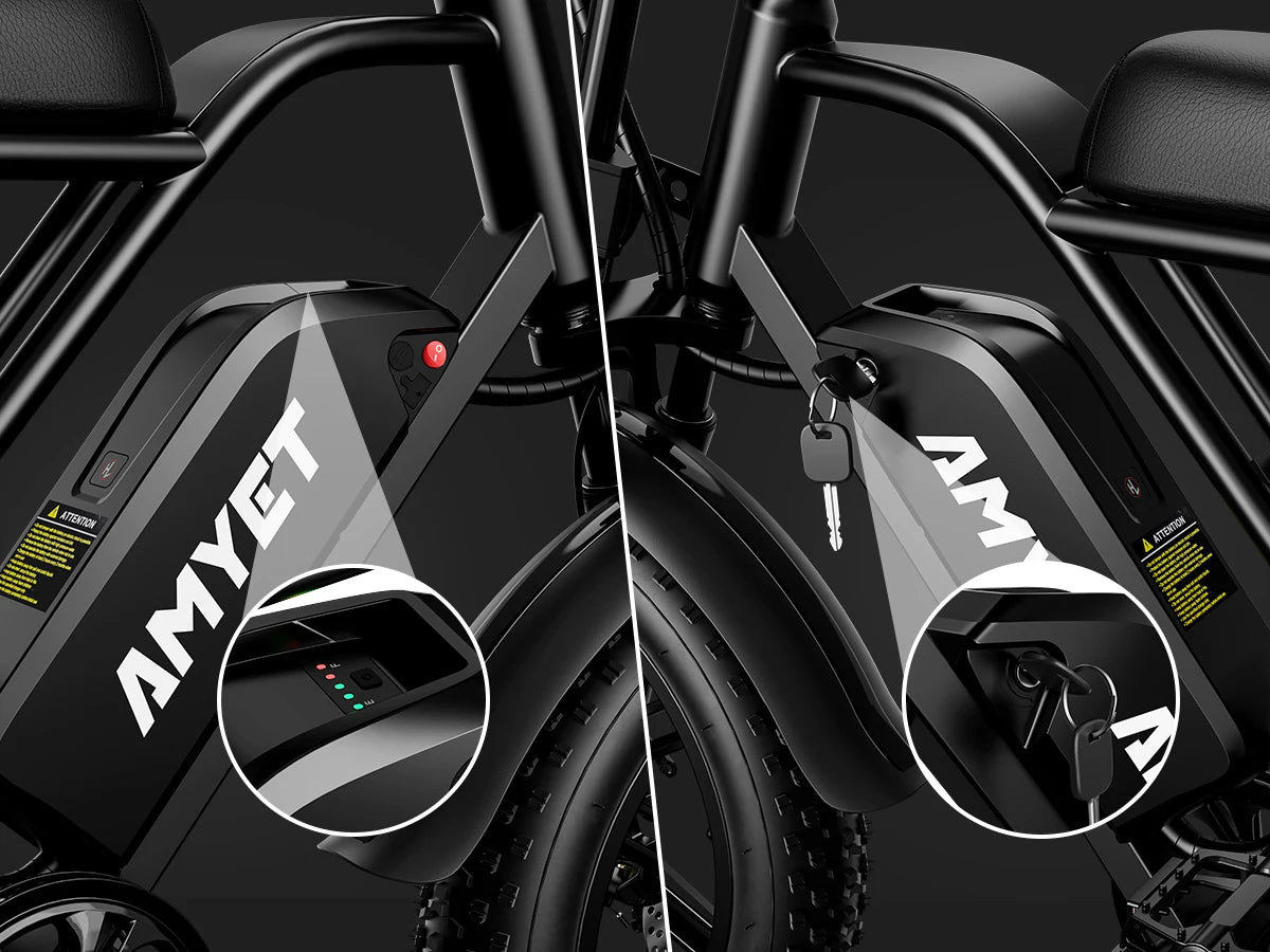 Ljustra V9-G60 1000W Electric Bike Adults 20 Inch Tires Mountain Ebike