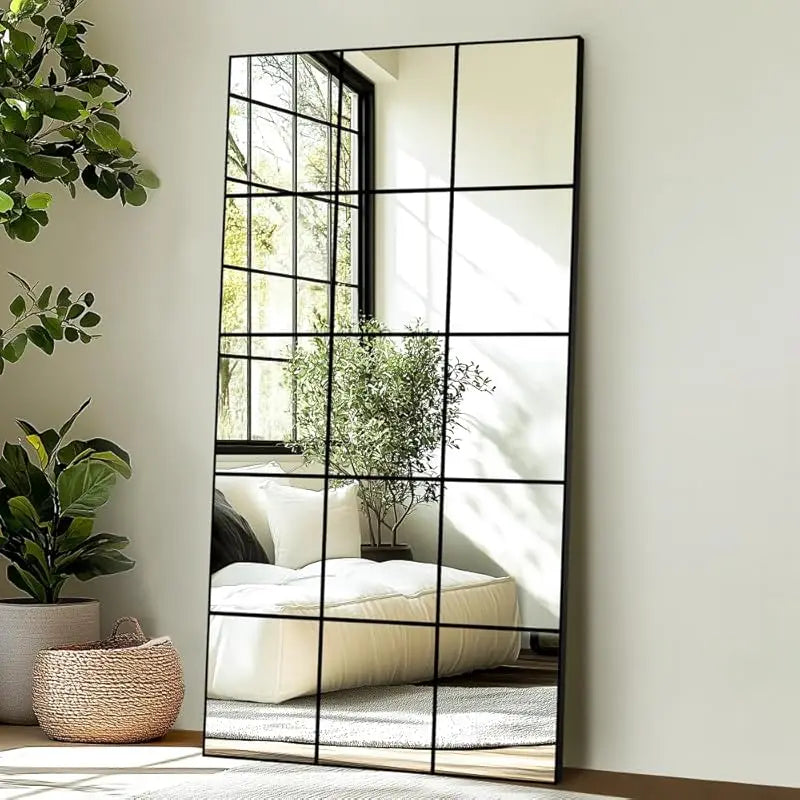 Large Full Length Floor Mirror Decorative Wall Art for Bedroom Living Room