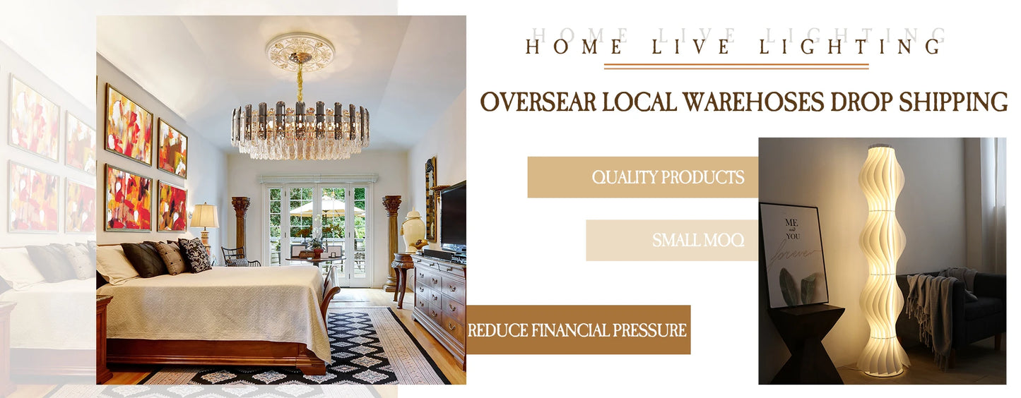 Ljustra Modern Crystal Chandelier Elegant Raindrop Pendant Light