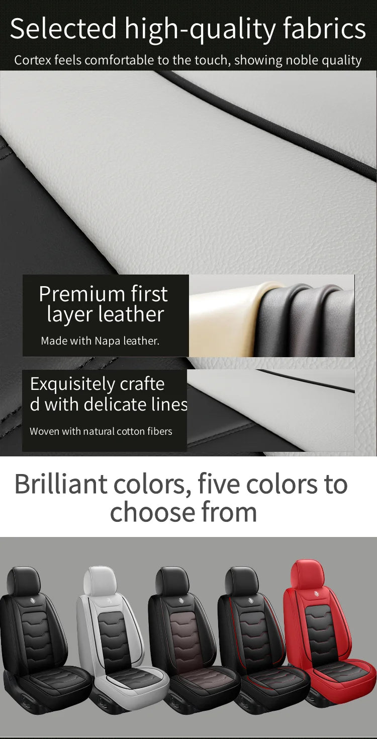 Universal Car Seat Covers Protectors for All Models Memory Foam