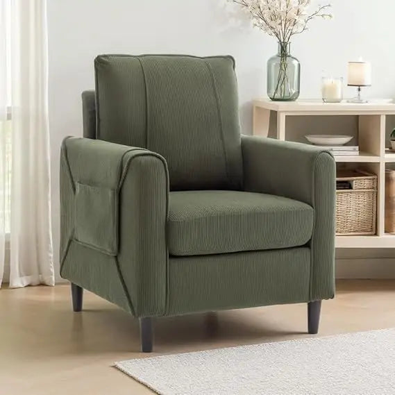 Accent Chair Mid-Century Modern Upholstered Armchair Living Room Chair