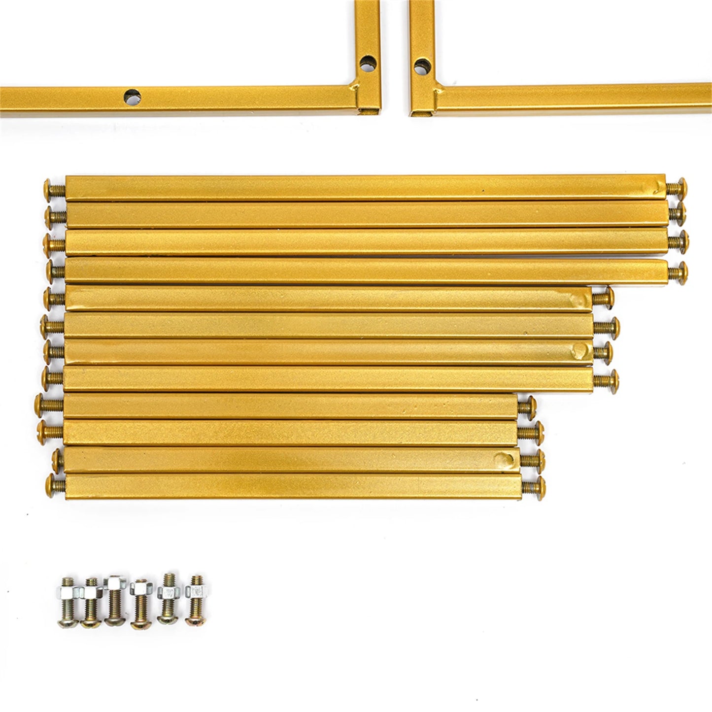 Set of 3 Metal Square Flower Stands Plant Holders for Home Wedding Decor