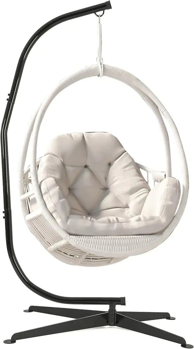Heavy Duty Hammock Chair Stand for Porch Swing Relaxation
