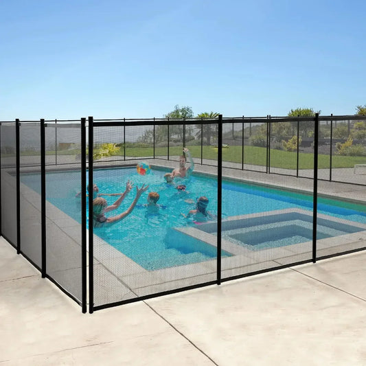 Pool Fence for Above Ground Pools 72Ft Mesh Safety Fence Outdoor