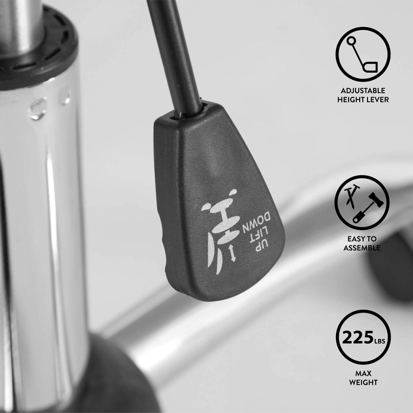 Ljustra Faux Fur Armless Swivel Task Office Chair for Home Office