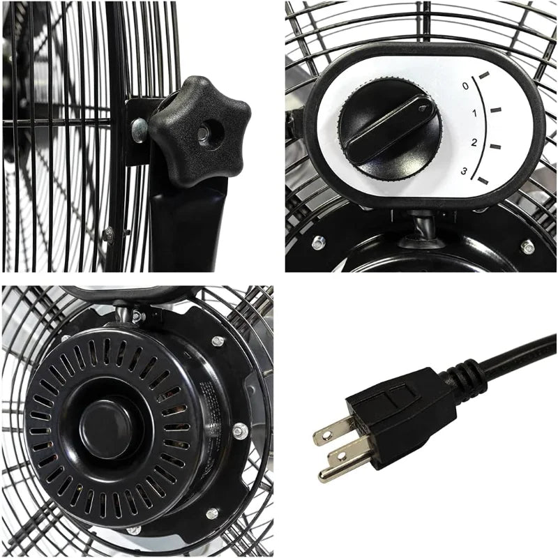 Maxx Air 30" Industrial Pedestal Fan High Velocity Air Circulation