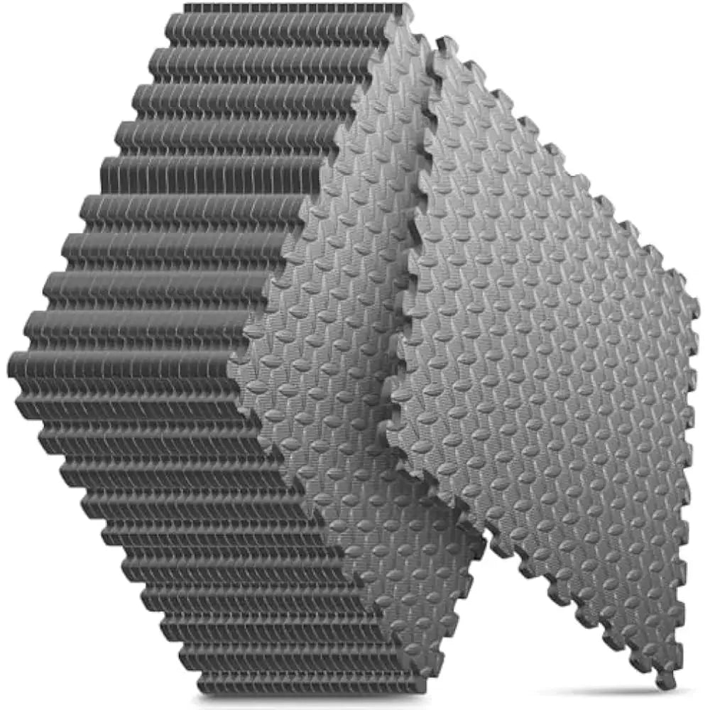 24x24 Interlocking Foam Exercise Mat Home Gym Puzzle Tiles Set of 16