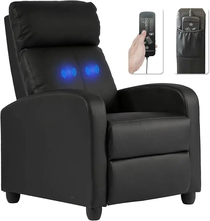 Modern Recliner Chair with Massage Function for Living Room Lounge