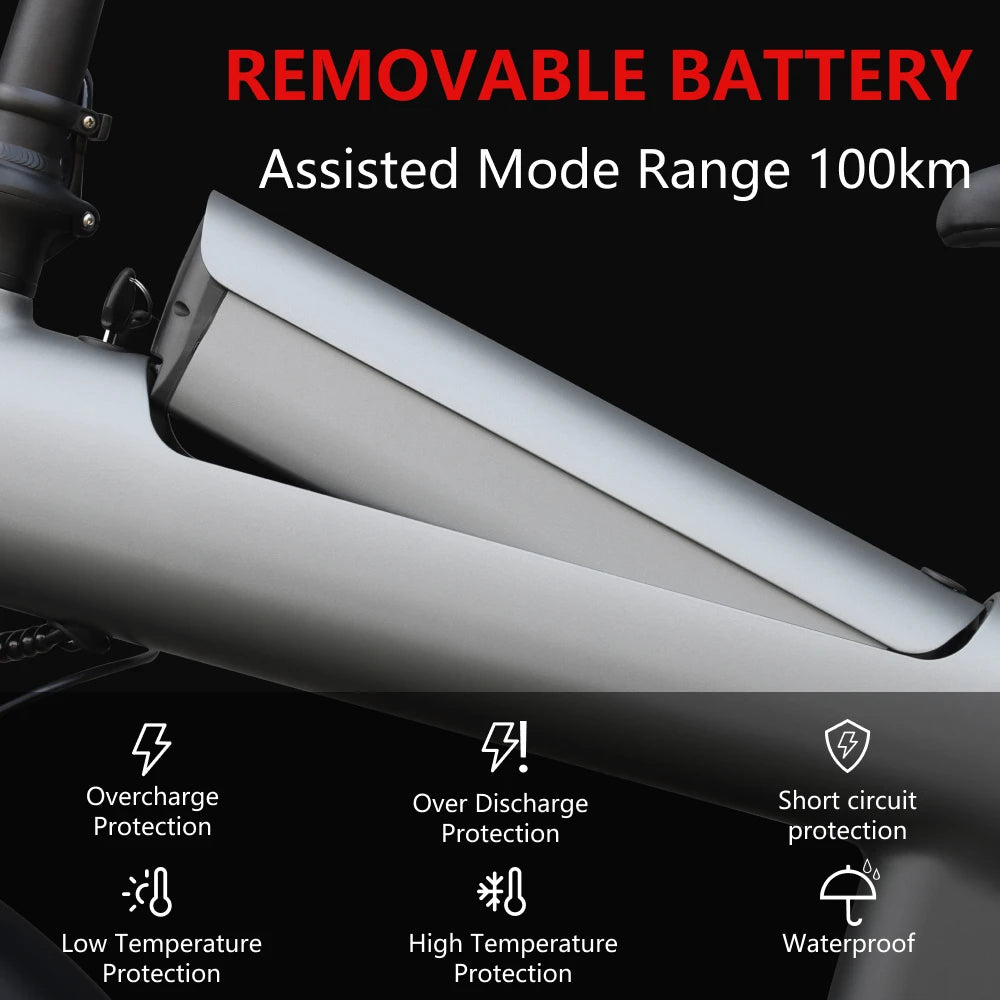 HX Q3 2000W Electric Bike 48V 20AH Off-Road Adult E-Bike 20 Inch