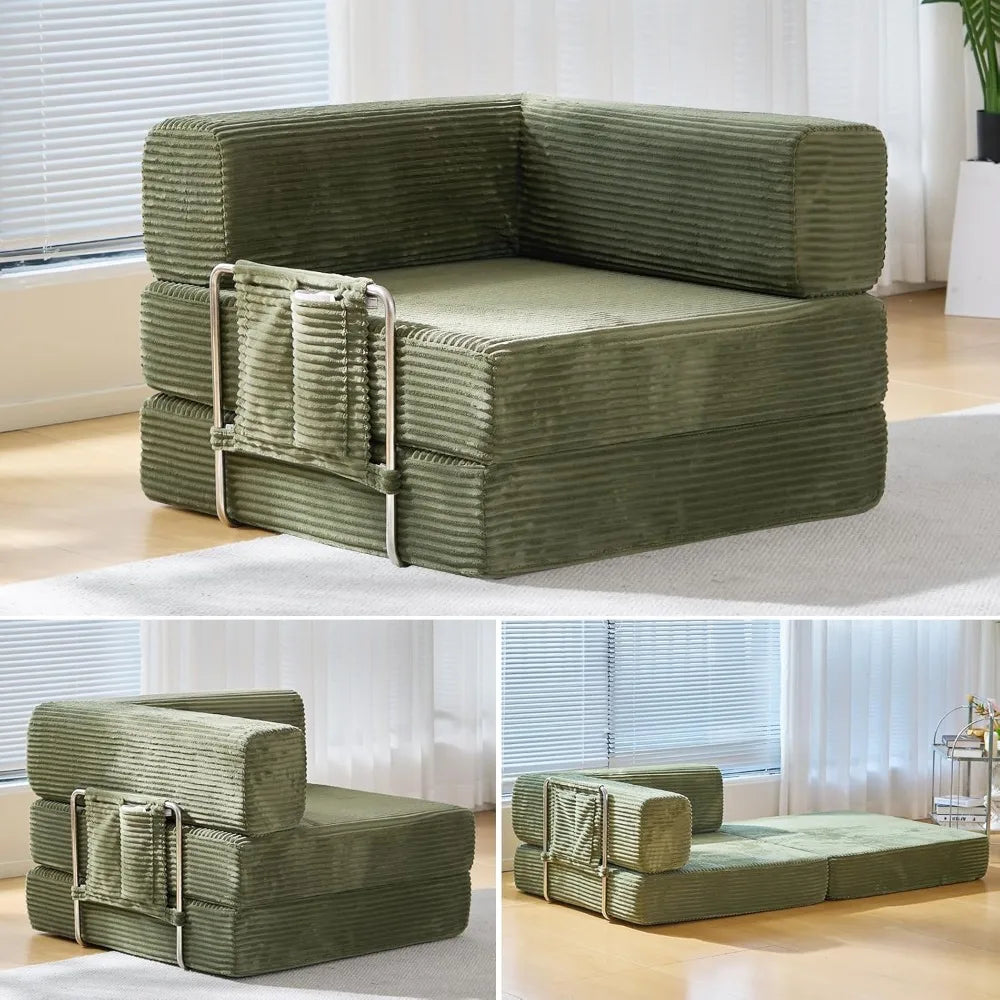 Ljustra Folding Sofa Bed Convertible Couch King Size Modular Lounge