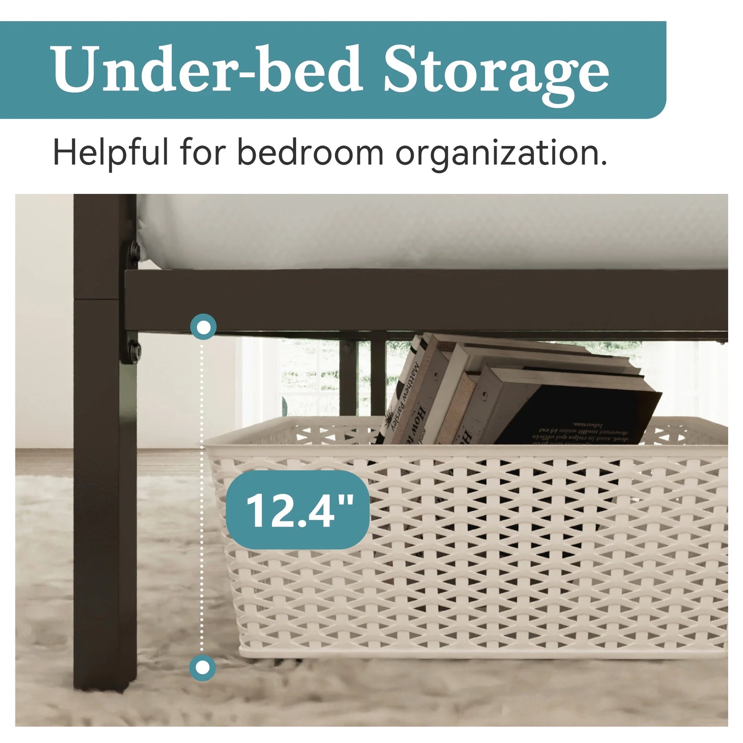 Ljustra Canopy Bed Frame Minimalist Sturdy Easy Assembly No Box Spring