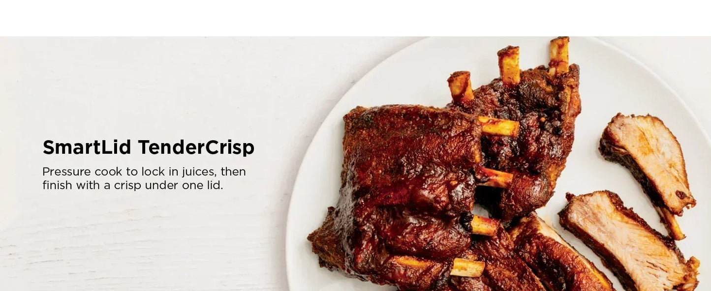 Ninja Foodi 14-in-1 XL 8 Quart Pressure Cooker Steam Fryer SmartLid Thermometer