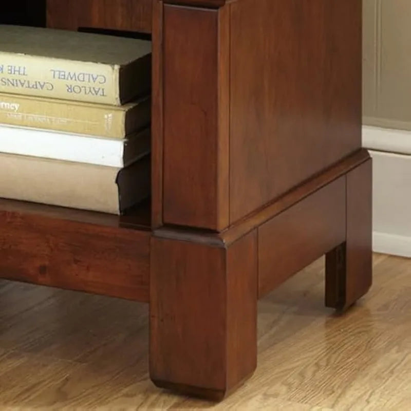 Ljustra Aspen Nightstand Modern Furniture Mahogany Wood Bedroom Storage