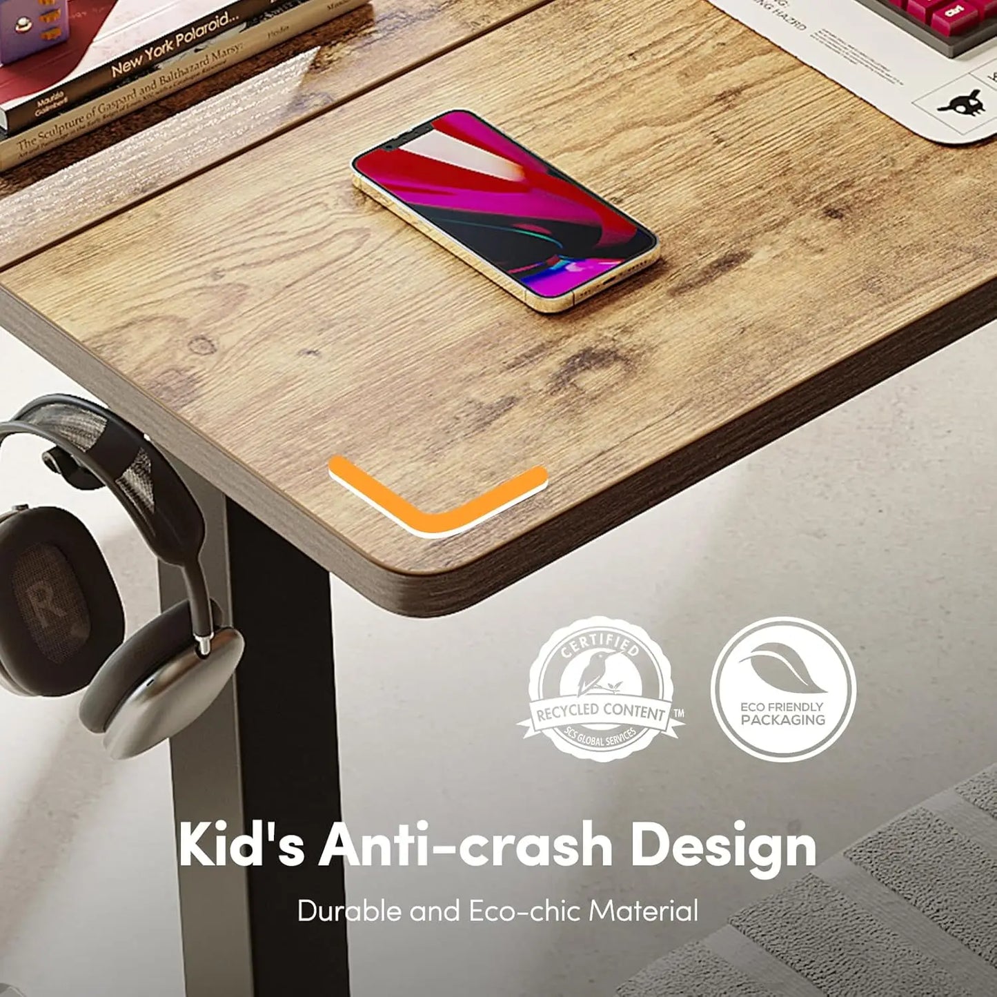 Electric Standing Desk Adjustable Height Ergonomic Home Office 48x24