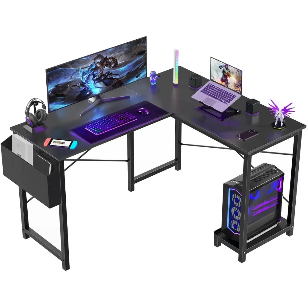 L Shaped Desk Computer Desk Corner Gaming Desk PC Table for Home Office