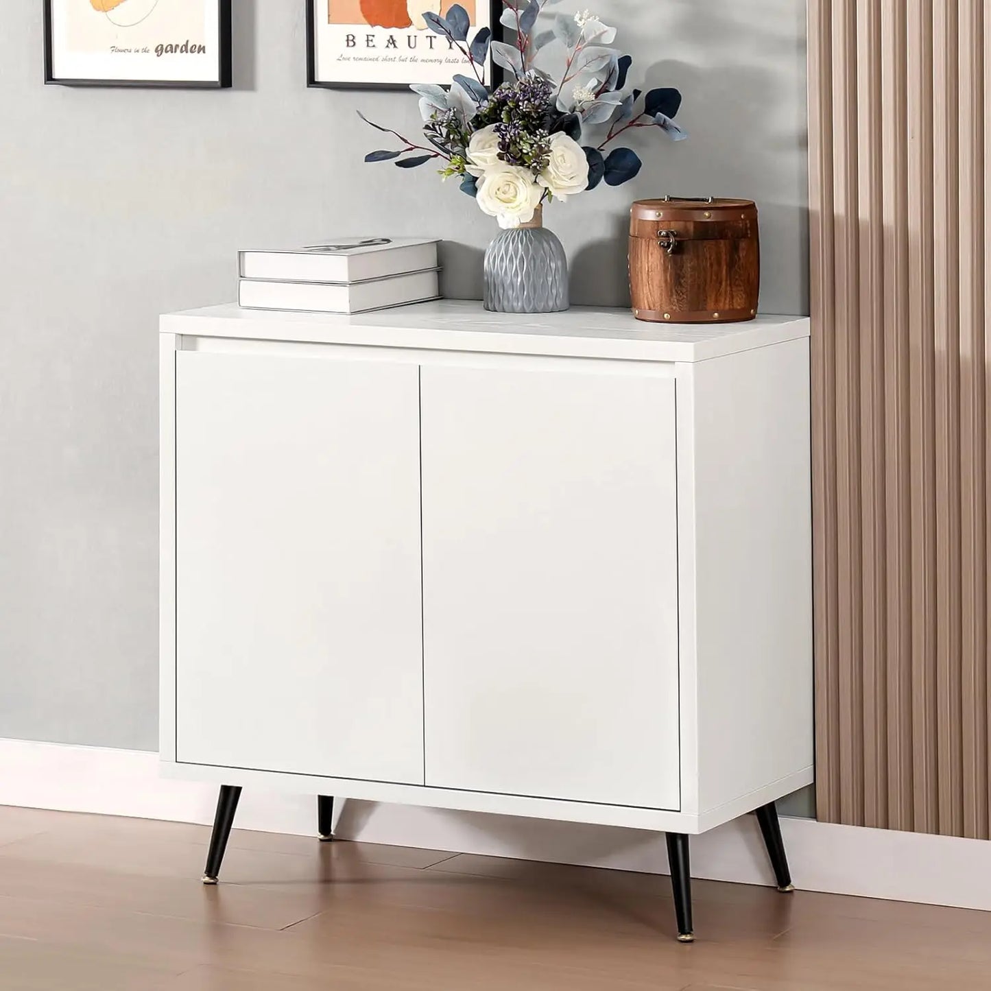 Modern 2-Door Sideboard Cabinet Freestanding Storage for Living Room