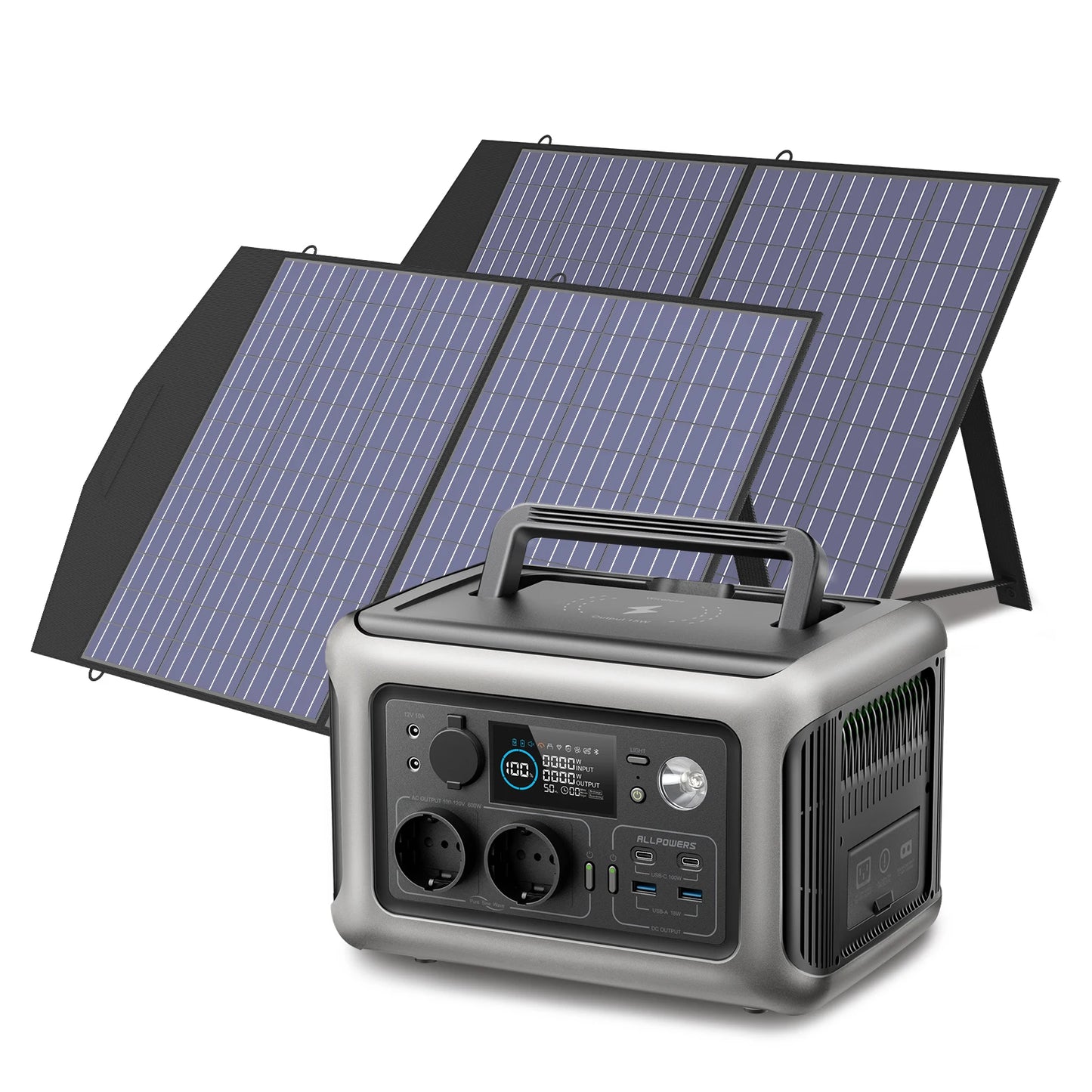 Ljustra R600 Portable Powerstation 600W 299Wh Power Backup Solar