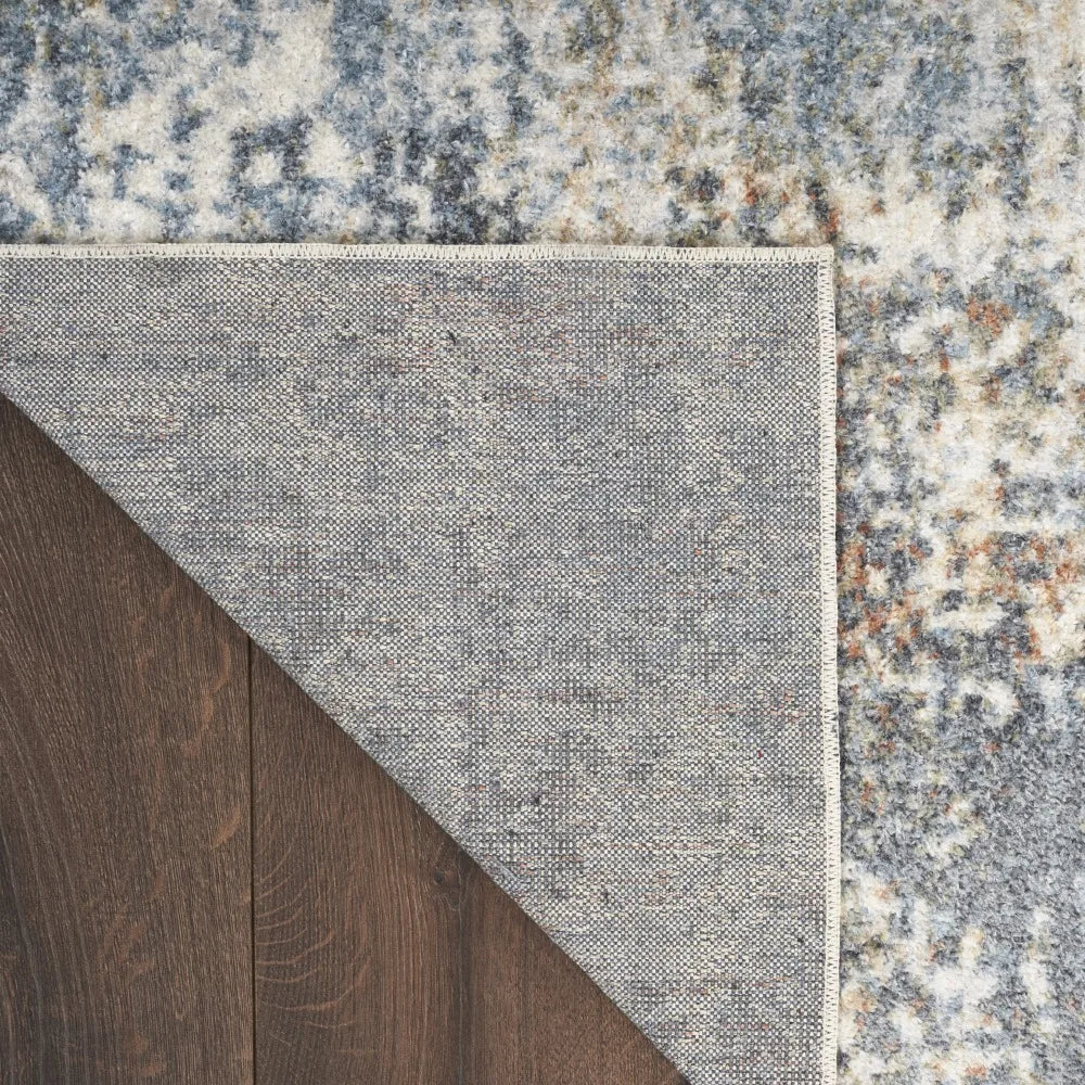 Machine Washable Abstract 5x7 Area Rug Non-Shedding Low-Pile Design