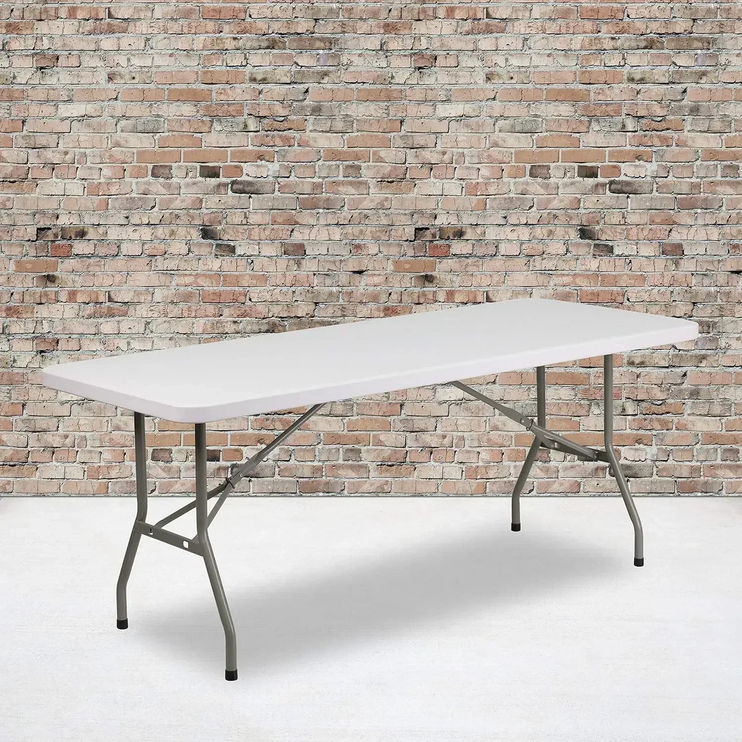 Elon 6' Rectangular Folding Table for Indoor Outdoor Events Portable