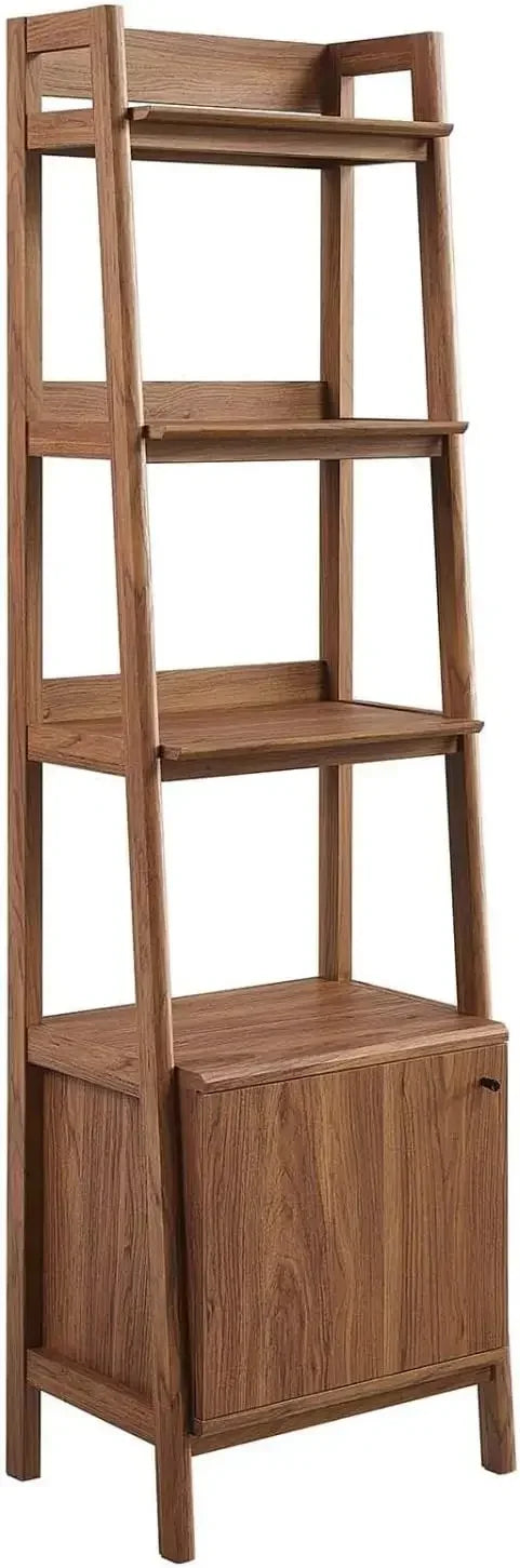 Bixby Home Office Desk Modern Mid Century Bookshelf Storage Display