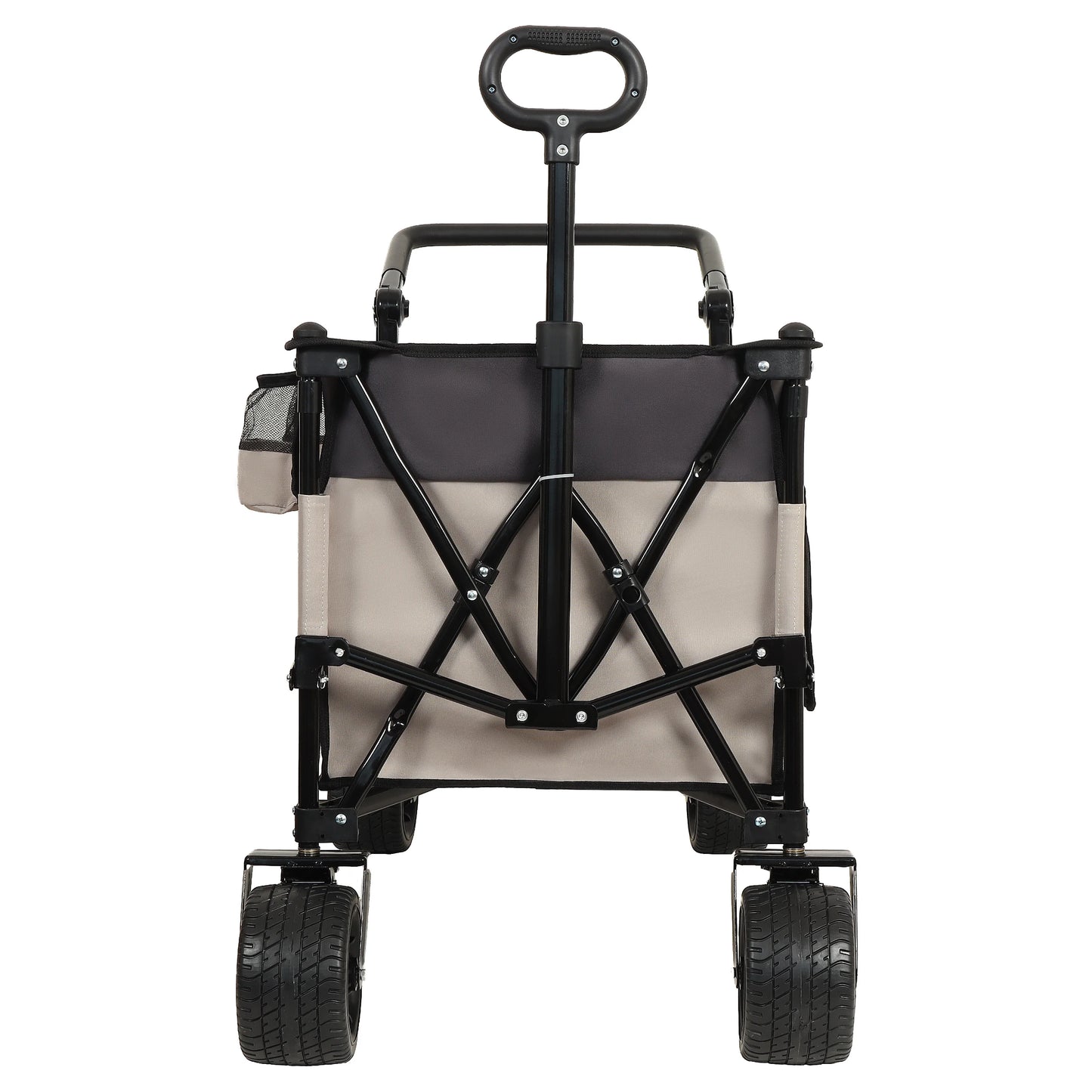 Multi-Functional Push-Pull Folding Wagon Cart Heavy-Duty All-Terrain Wheels