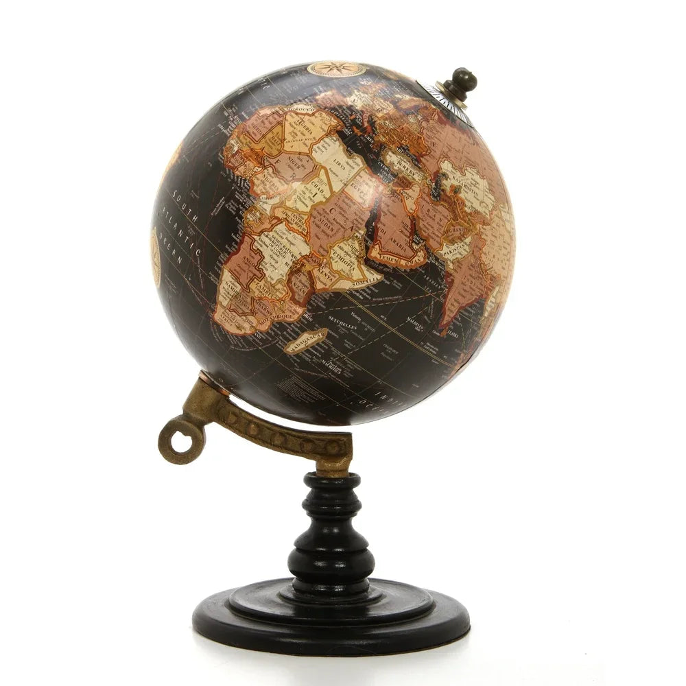 5 Inch Decorative Spinning Globe Home Office Desk Accent Gift