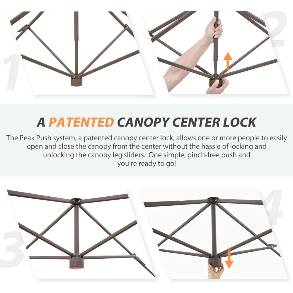 13x13 Pop Up Canopy Tent Instant Folding Shelter with One Wall