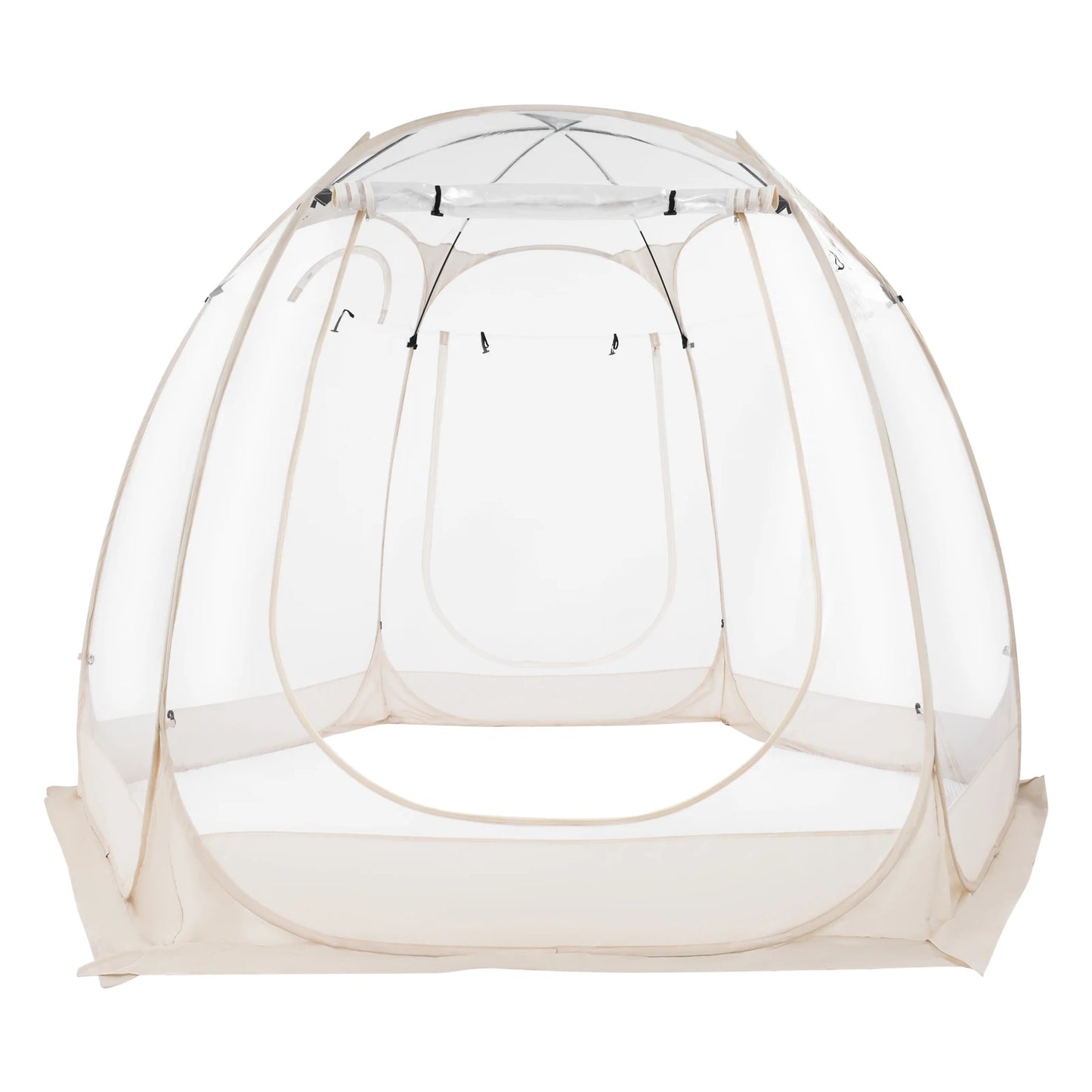 3M PVC Clear Camping Tent Freestanding Garden Tent for Outdoor Use