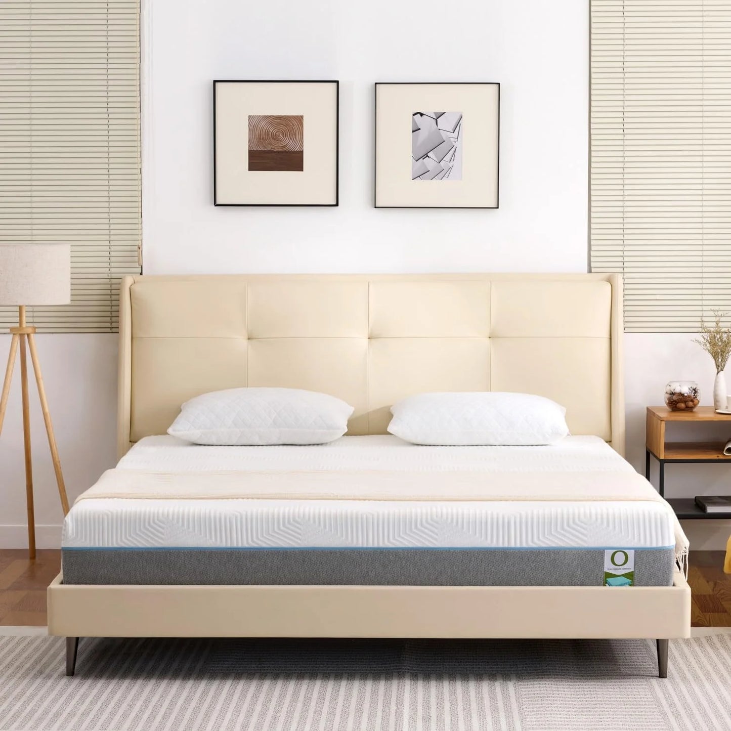 Ljustra 12 Inch Gel Memory Foam Mattress for Back Pain Relief