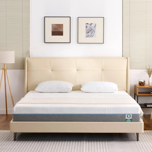 Ljustra 12 Inch Gel Memory Foam Mattress for Back Pain Relief