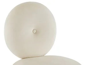 Armless Velvet Vanity Chair Modern Stool for Makeup Room Bedroom