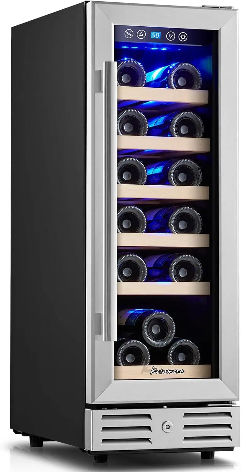Mini Fridge 18 Bottle Wine Cooler Refrigerator Built-in Freestanding