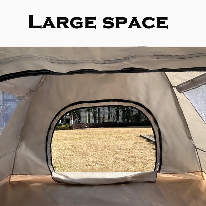 Extra Large 2-4 Person Lightweight Family Tent Quick Setup Picnic