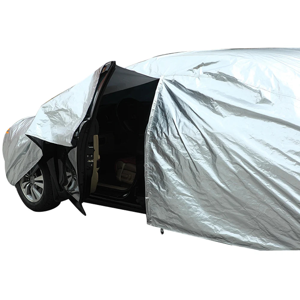 Ljustra Car Cover Outdoor Sun Protection UV Dust Heat Insulation 4 Seasons