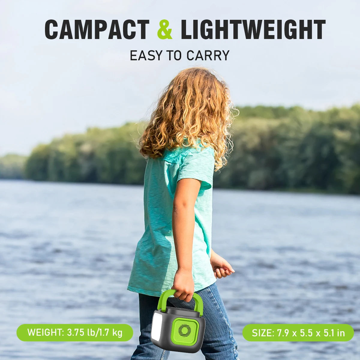 Ljustra 200W Portable Power Station 155Wh Solar Generator Power Bank