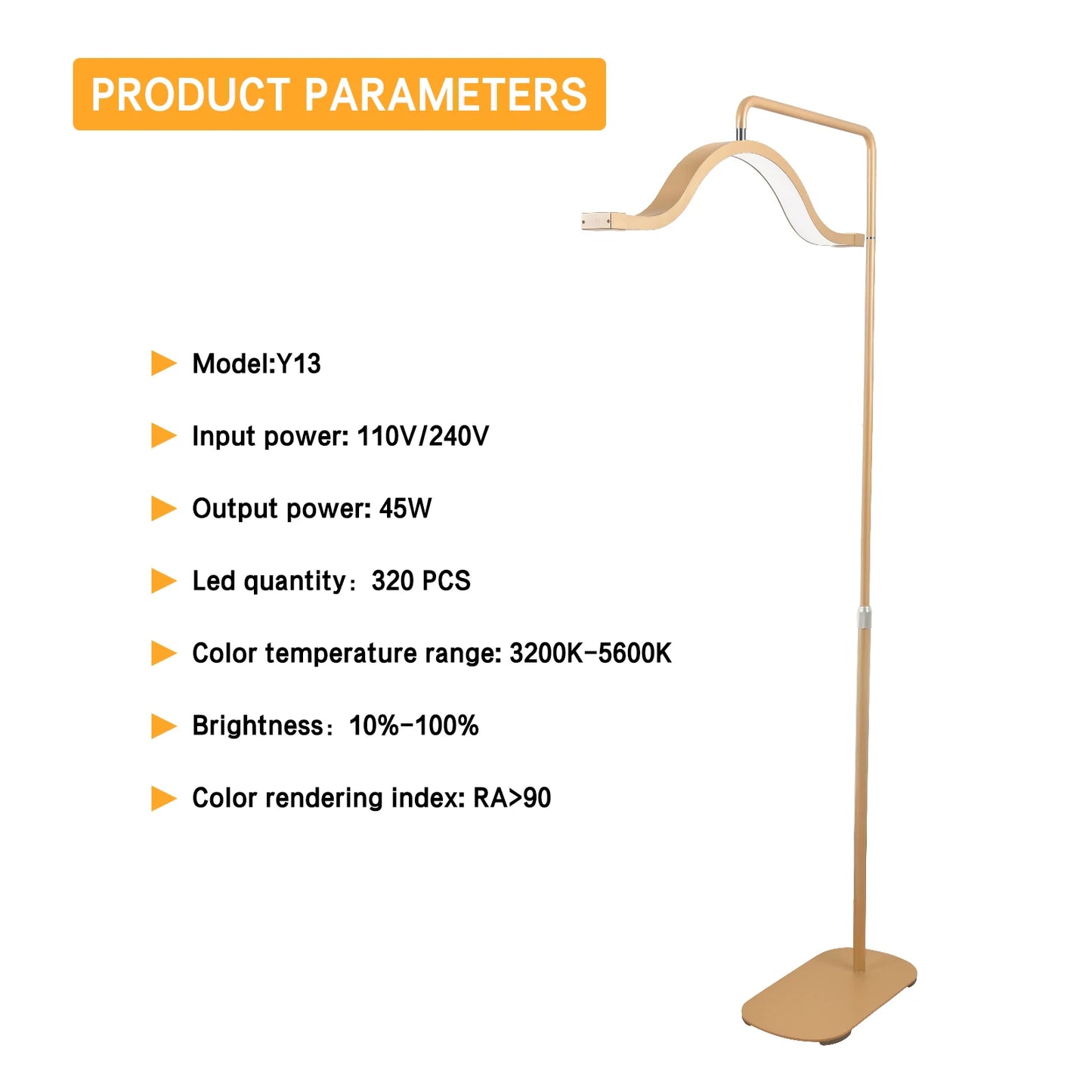 Fosoto Half-moon LED Video Light for Beauty Salon Tattoo Eyelash Work