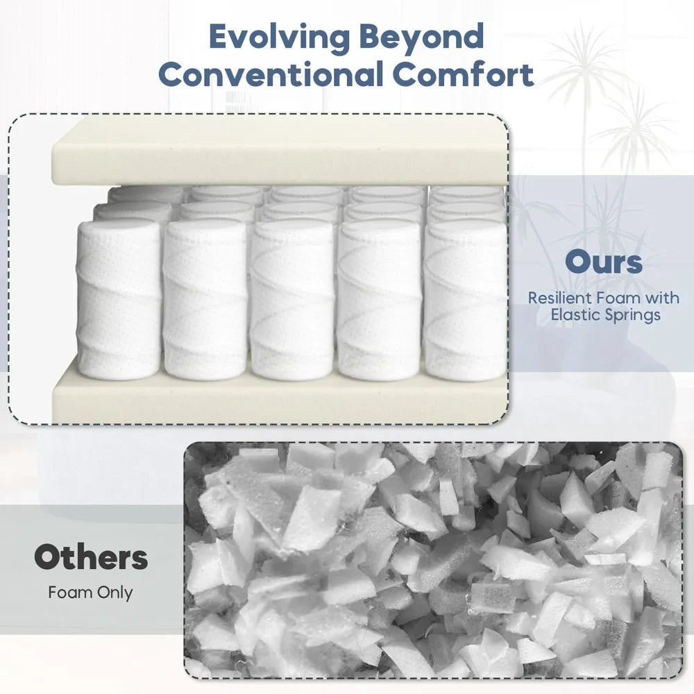 L Shape Modular Sofa Couch Deep Seat Cloud Couch No Assembly Required