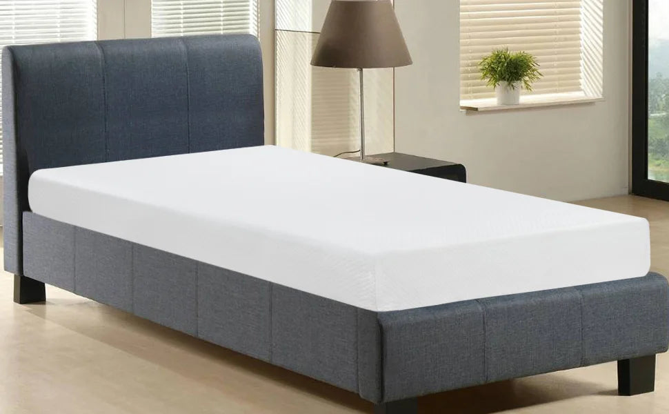 Ljustra 8 Inch Twin Gel Memory Foam Mattress for Cool Sleep Pressure Relief